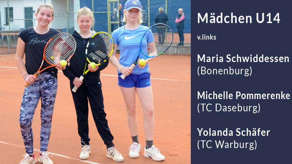 Stadtmeisterschaften Tennis Jugend Mädchen U14 2017